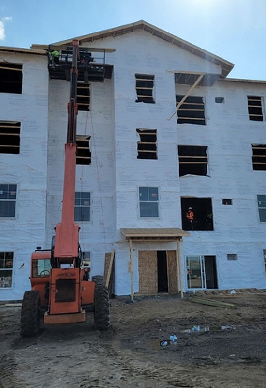 Commercial framing project