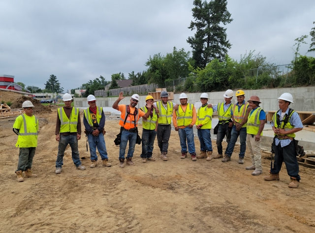 Commercial framing project